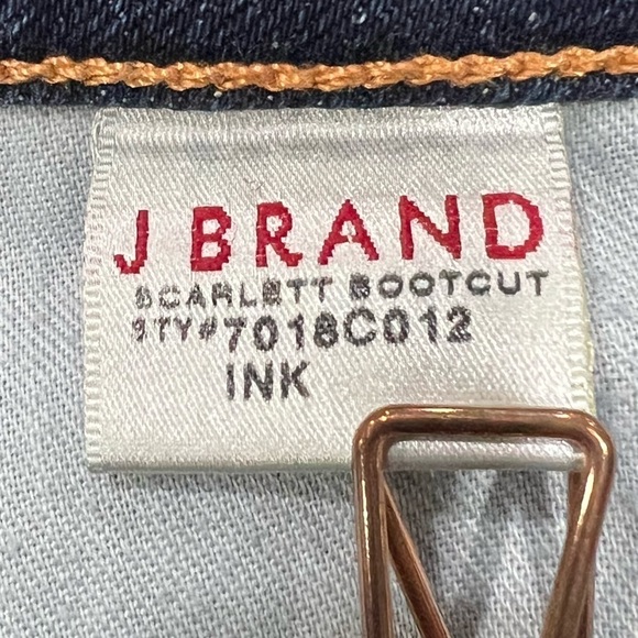 J. Brand Ink Blue Scarlet Boot Cut Jeans Size 30 Women’s - Picture 4 of 7